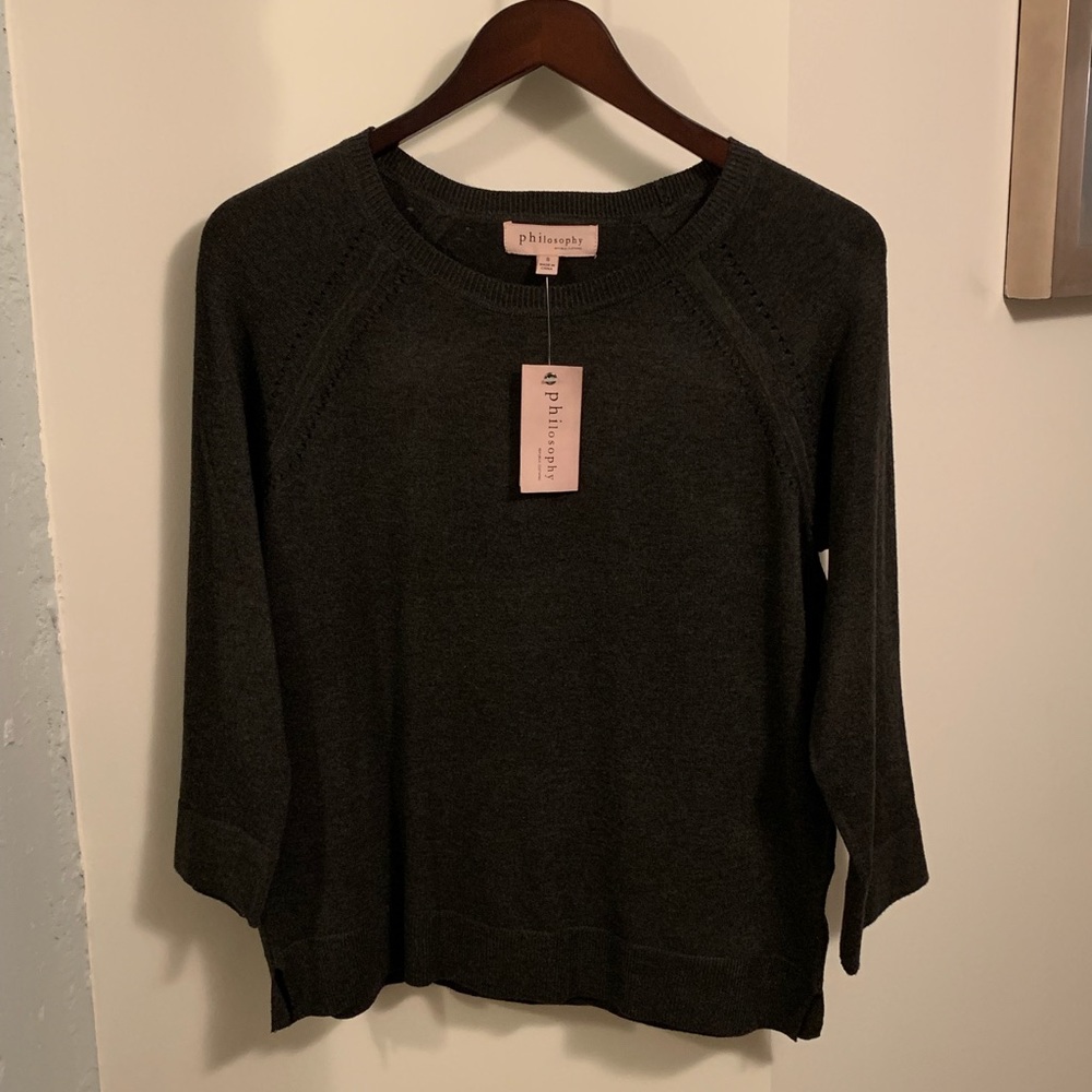 Philosophy Long Sleeve Sweater